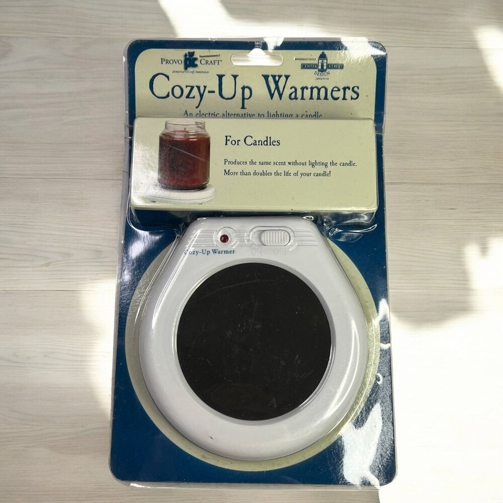 Provo Craft Cozy-Up Warmer For Candles 16-1037 Electric Wax Warmer White